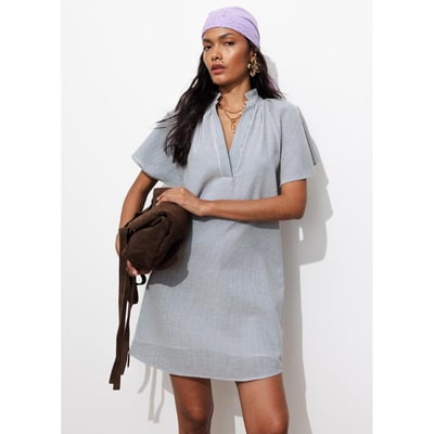 Robe courte rayée PROMOD