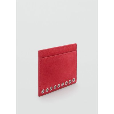 Porte-cartes perforé cuir MANGO