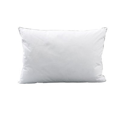 Oreiller rectangulaire moelleux duvet d'oie NUAGE CARRE BLANC