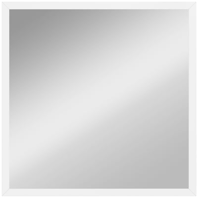 Miroir mural Verre Bois naturel HOMCOM