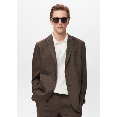 Veste de costume slim fit lin MANGO MAN