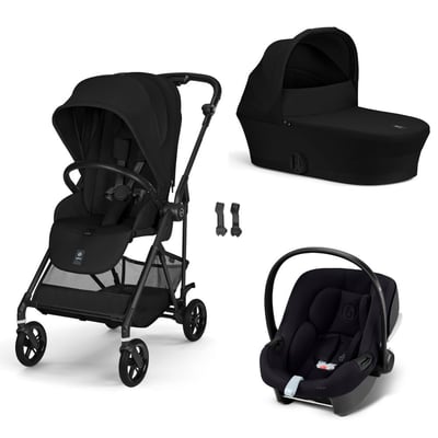 Pack poussette trio Melio 6 + siège auto Aton B2 i-Size + nacelle CYBEX
