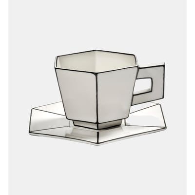 Tasse à cappuccino - 22 cl + sous-tasse SERAX