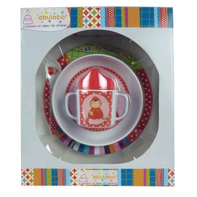 Coffret repas bébé Chaperon rouge EBULOBO