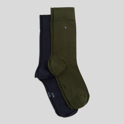 Lot de 2 paires de chaussettes unies MONOPRIX