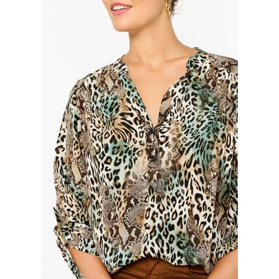 Blouse à imprimé animal LOLALIZA