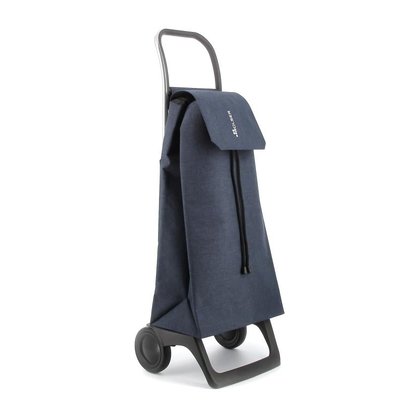 JET TWEED - Chariot de course - 2 roues - Bleu marine - Élégant et fonctionnel, sac imperméable effet tweed bleu marine, cadre aluminium léger ROLSER