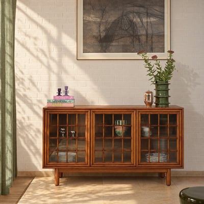 Buffet 3 portes en mindi  ARMAND BERAH GETAH