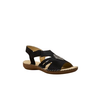 Sandales élastiquées tout cuir PEDICONFORT