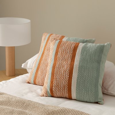 Coussin 100% Coton Rayures -PISCO KENAY