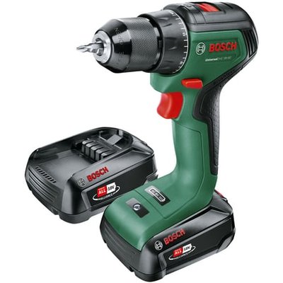 Perceuse-visseuse À Percussion Universal Drill 18v-ec Avec 2 Batteries 2,0ah BOSCH
