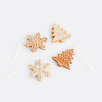 Set van 4 kerstdecoraties om op te hangen, Caspar LA REDOUTE INTERIEURS
