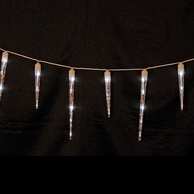Guirlande stalactites blanches DOUCEUR D'INTÉRIEUR