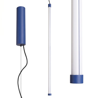 Suspension Acier Outremer LED 1 Trang EDEN