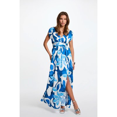 Robe longue droite imprimée MORGAN
