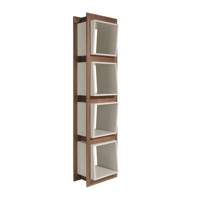 Etagère cubique en noyer ANGEL CERDA