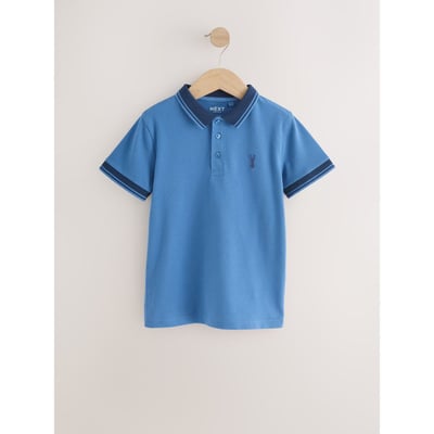 Polo rayé manches courtes avec col à liseré NEXT