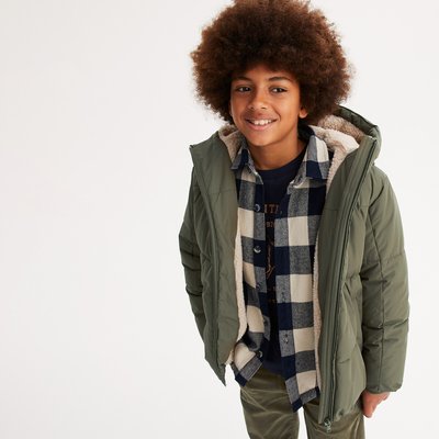 Doudoune chaude à capuche, doublure sherpa LA REDOUTE COLLECTIONS