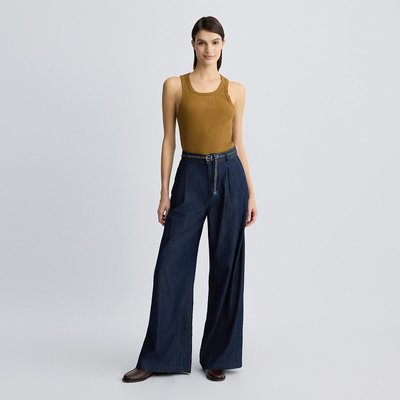 Pantalon évasé en denim LIU JO