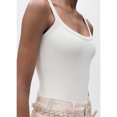Body coton maille côtelée MANGO