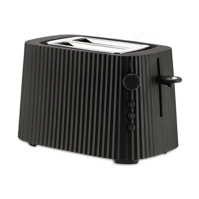 Grille pain plissé en résine noire ALESSI