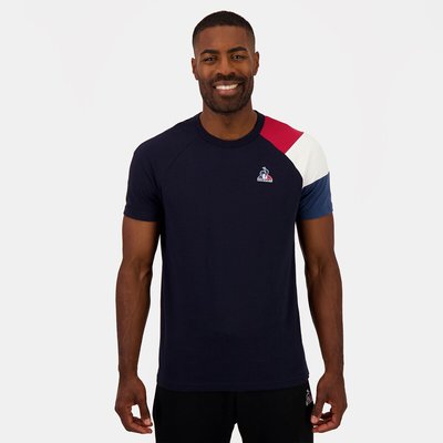 T-shirt maniche corte tricolore LE COQ SPORTIF