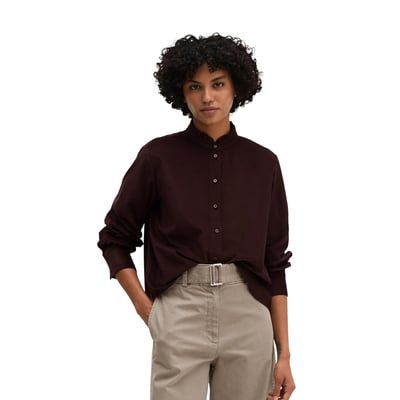Blouse à volants regular en qualité velours côtelé MARC O'POLO