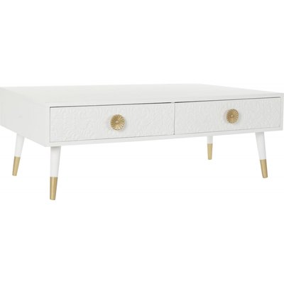 Table basse en bois, mandala, Indio RECOLLECTION
