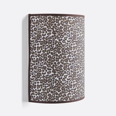 Aretha Wall Light in Leopard Print Cotton LA REDOUTE INTERIEURS