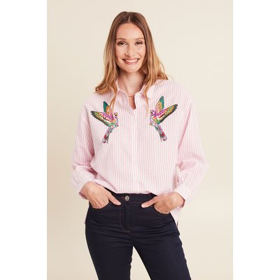 Chemise droite mi-longue en coton BREAL