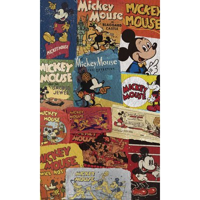 Papier peint Komar - Mickey - Billboard - 120 x 200 cm HEXOA