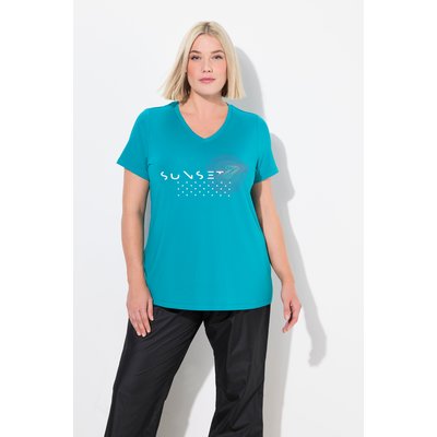 T-shirt de sport, séchage rapide, col V ULLA POPKEN