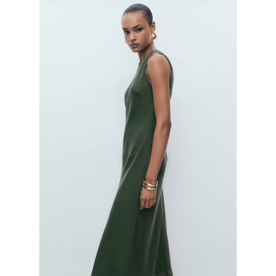 Robe midi droite MANGO