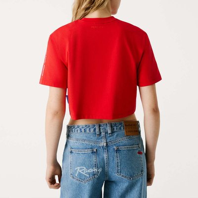 T-Shirt À Manches Coupe Boxy Avec Logo PEPE JEANS