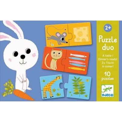 Puzzle duo à table ! DJECO