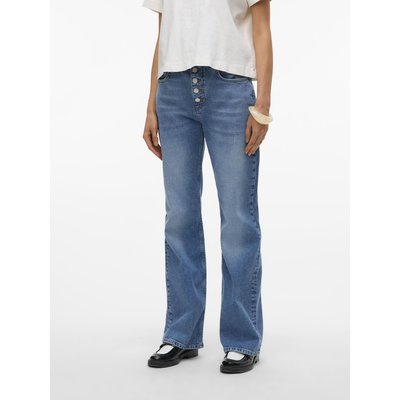 AWEMILY Taille haute Mom Fit Jeans Jean flared VERO MODA