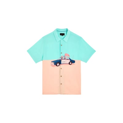 CHEMISE HAWAÏENNE POLICE PULLIN