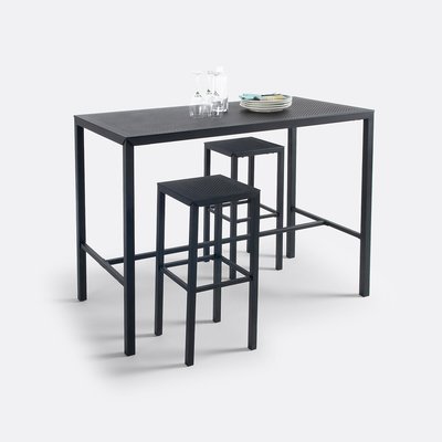 Mesa alta em aço perfurado, Choe LA REDOUTE INTERIEURS