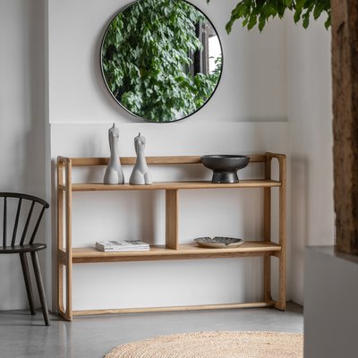 Fallon Oak Low Shelving Unit SO'HOME