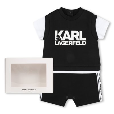 Grenouillère bicolore marquée KARL LAGERFELD KIDS