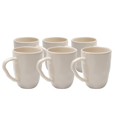 Lot de 6 mugs en faïence, ORGANIC KARE DESIGN