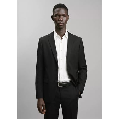 Blazer droit avec poches à rabat MANGO TEEN