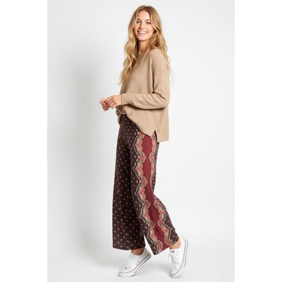 Pantalon large imprimé CINTHIA DERHY