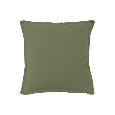 Enveloppe de coussin en lin, NATURELLEMENT LIN BLANC CERISE
