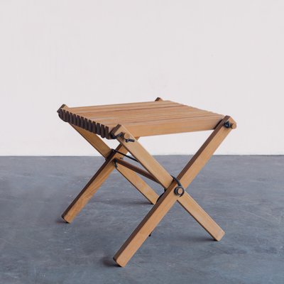 Table basse de jardin en teck gris Relax WANDA COLLECTION