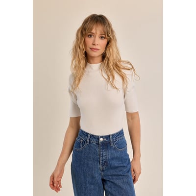 Pull col roulé, manches trois-quarts MOLLY BRACKEN