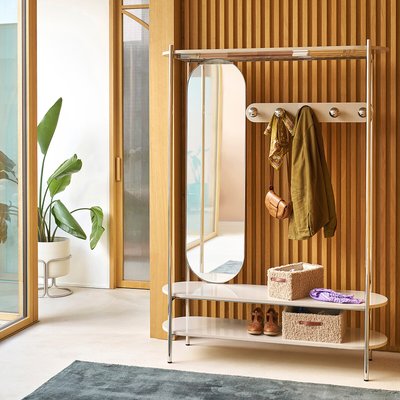 Garderobe Marlow mit Spiegel, Stahl und MDF LA REDOUTE INTERIEURS