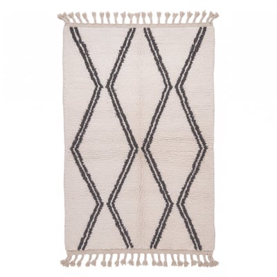 Tapis berbère marocain pure laine 151 x 243 cm AFK LIVING