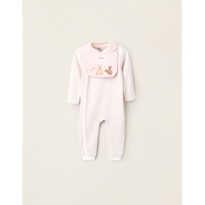 Grenouillère sans Pieds + Bavoir ZIPPY