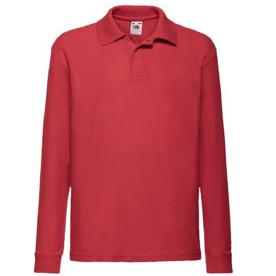 Polo manches longues FRUIT OF THE LOOM